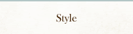 Style